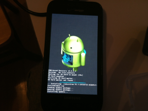 CyanogenMod Booting for the First Time